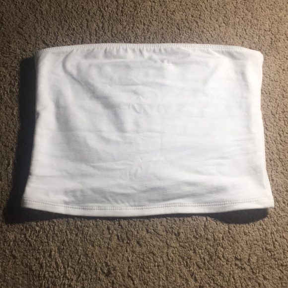 Hollister Tops - white hollister tube top